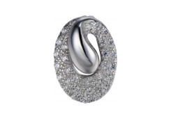 Серебряная подвеска с фианитом