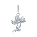 Серебряная подвеска с фианитом