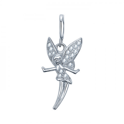Серебряная подвеска с фианитом