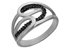 Серебряное кольцо с фианитом