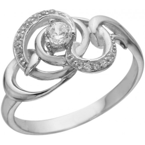 Серебряное кольцо с фианитом