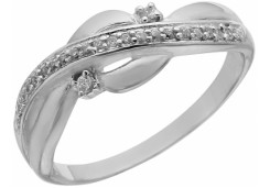 Серебряное кольцо с фианитом