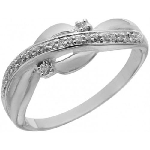 Серебряное кольцо с фианитом