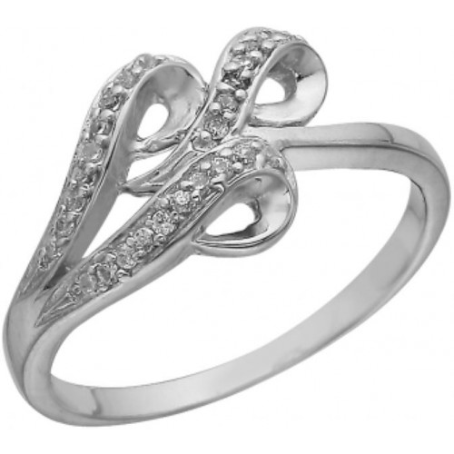 Серебряное кольцо с фианитом