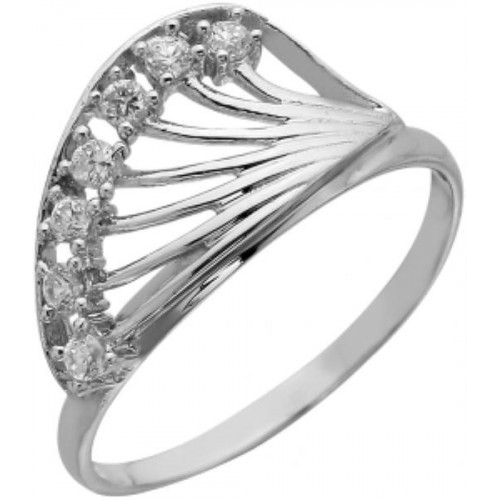 Серебряное кольцо с фианитом