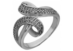 Серебряное кольцо с фианитом