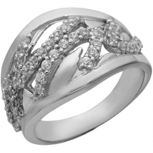 Серебряное кольцо с фианитом