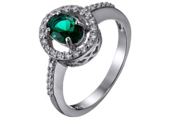 Серебряное кольцо с кварцем