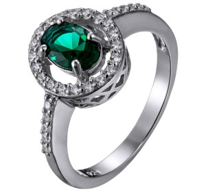 Серебряное кольцо с кварцем