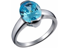 Серебряное кольцо с фианитом