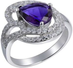 Серебряное кольцо с фианитом