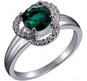Серебряное кольцо с кварцем