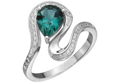 Серебряное кольцо с кварцем