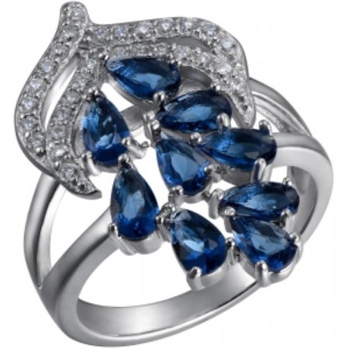 Серебряное кольцо с фианитом