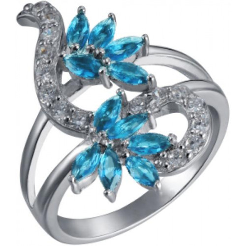 Серебряное кольцо с фианитом