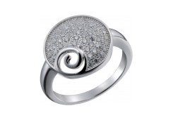 Серебряное кольцо с фианитом