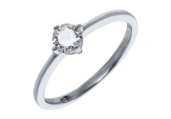 Серебряное кольцо с фианитом