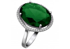 Серебряное кольцо с фианитом