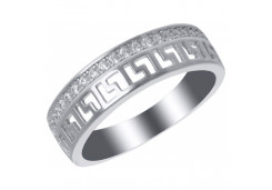 Серебряное кольцо с фианитом