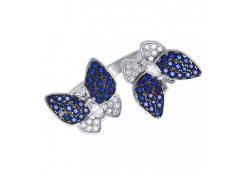 Серебряное кольцо с фианитом