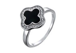 Серебряное кольцо с фианитом