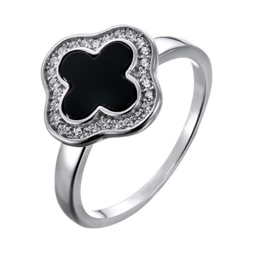 Серебряное кольцо с фианитом