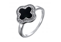 Серебряное кольцо с агатом