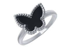 Серебряное кольцо с агатом