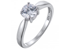 Серебряное кольцо с фианитом