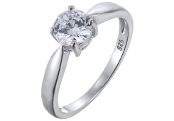 Серебряное кольцо с фианитом