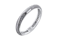 Серебряное кольцо с фианитом