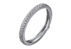 Серебряное кольцо с фианитом