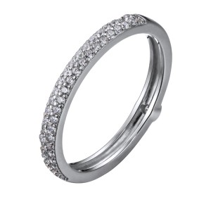 Серебряное кольцо с фианитом