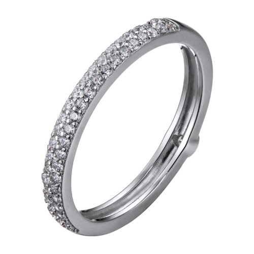 Серебряное кольцо с фианитом