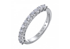 Серебряное кольцо с фианитом