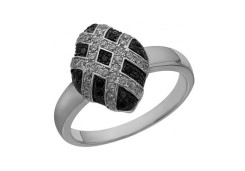 Серебряное кольцо с фианитом