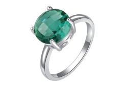 Серебряное кольцо с кварцем