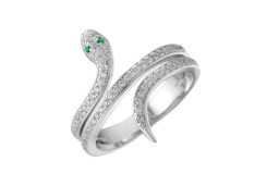 Серебряное кольцо с фианитом