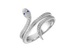Серебряное кольцо с фианитом