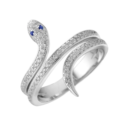 Серебряное кольцо с фианитом