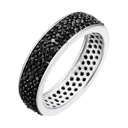 Серебряное кольцо с фианитом