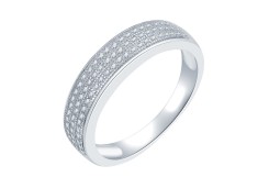 Серебряное кольцо с фианитом