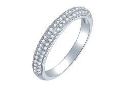 Серебряное кольцо с фианитом