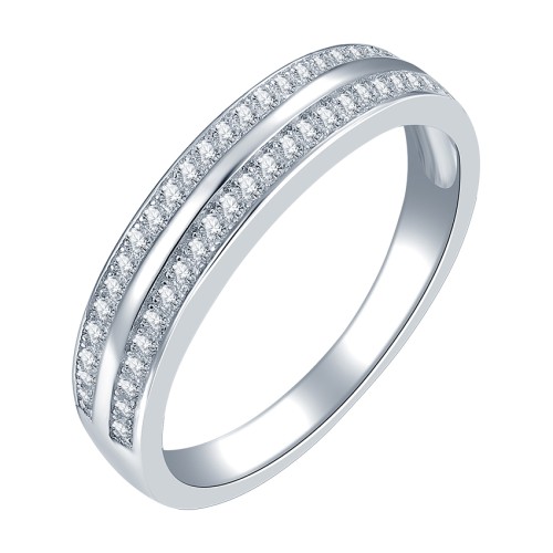 Серебряное кольцо с фианитом