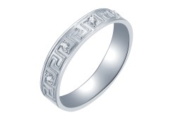 Серебряное кольцо с фианитом