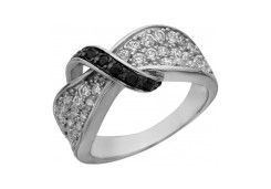 Серебряное кольцо с фианитом