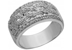 Серебряное кольцо с фианитом