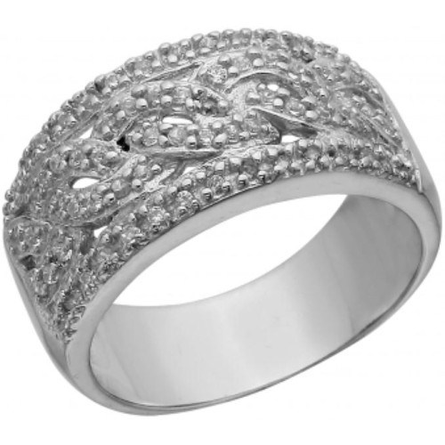 Серебряное кольцо с фианитом
