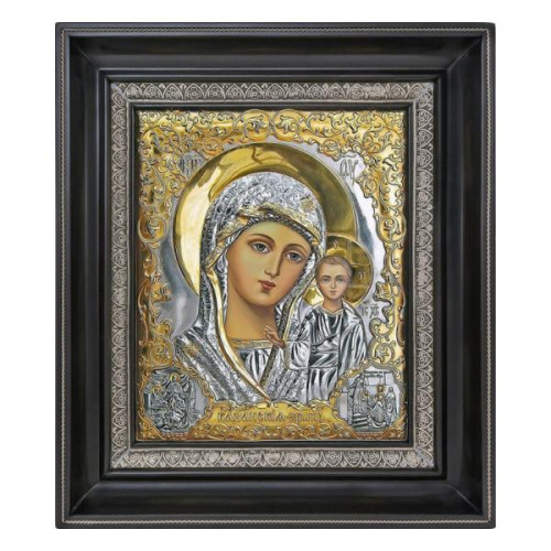 Икона Синтетический камень Средняя БМ Казанская