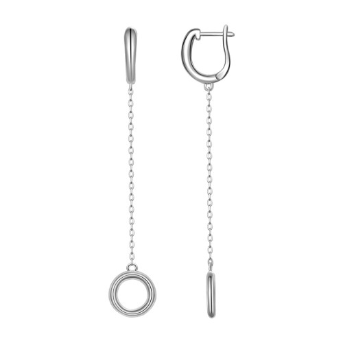 Серебряные cерьги висячие